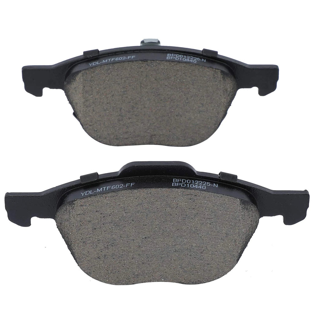Front Disc Brake Rotors & Ceramic Pads for Ford Focus (2005-2007)
