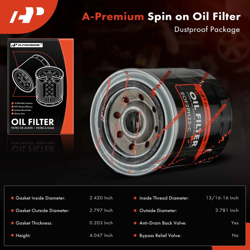 Engine Oil Filter for Jeep Cherokee (1974-1975, 1980-1982)