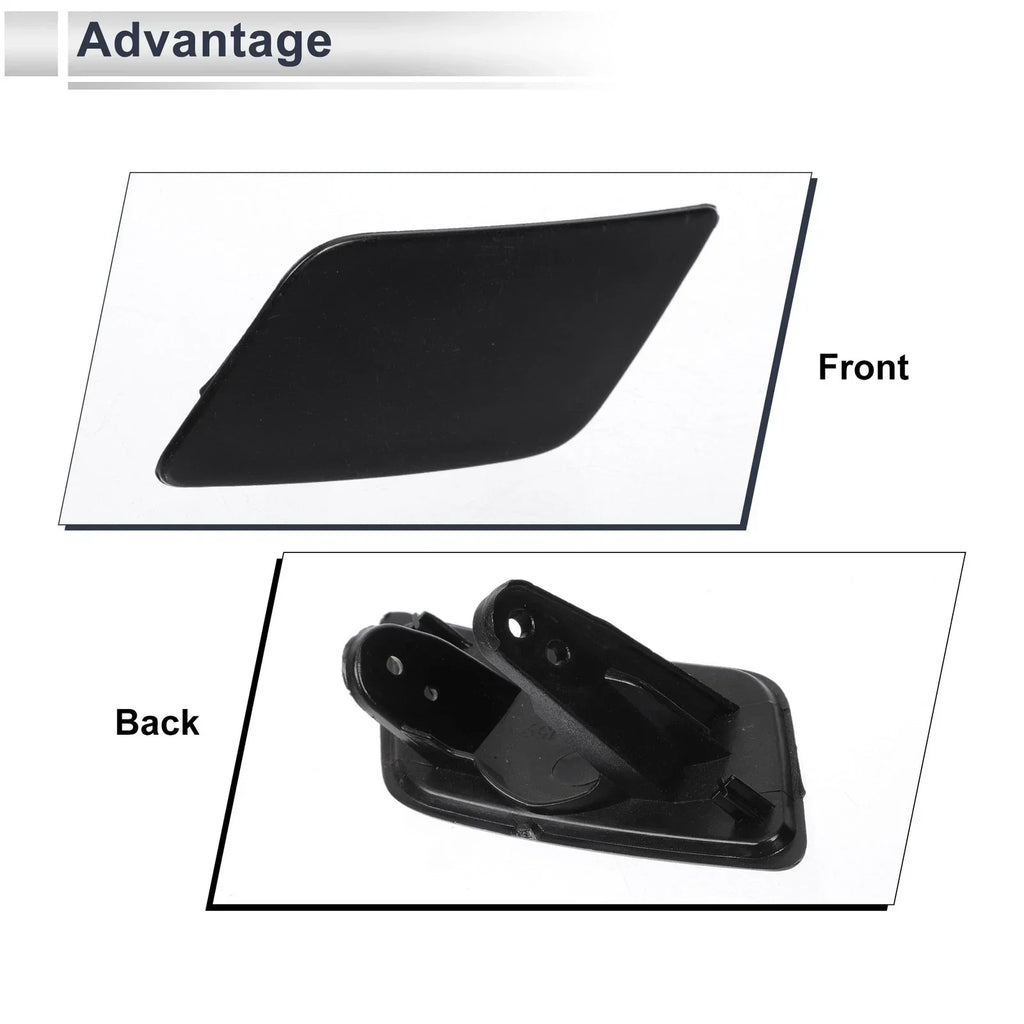 Front Left Bumper Headlight Washer Nozzle Cover Cap for BMW 335i GT Unpainted