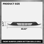 Front Bumper Lower Grille for Lincoln MKC (2015–2018) Black