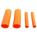 Hand Grips & Handbrake Cover for Dirt Bike (TRP, Orange)