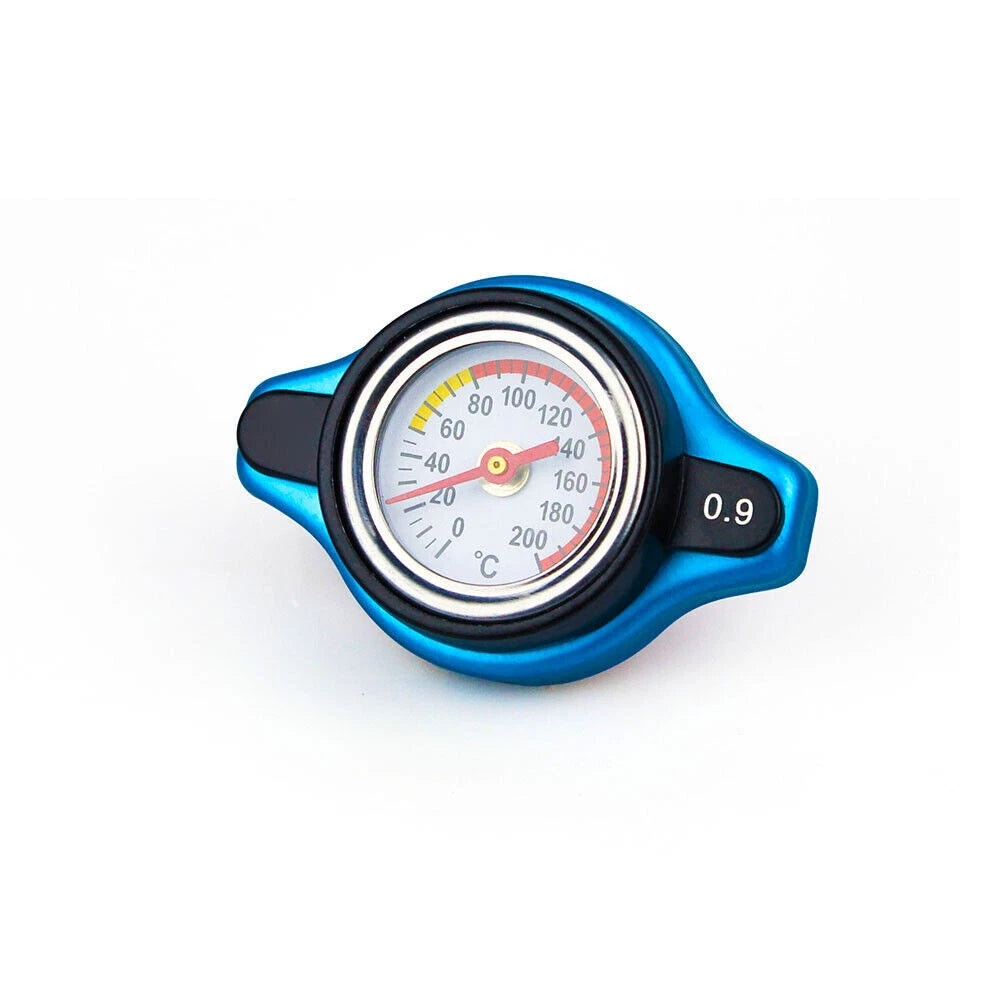 Blue Small Head Radiator Cap for Water Temperature Gauge