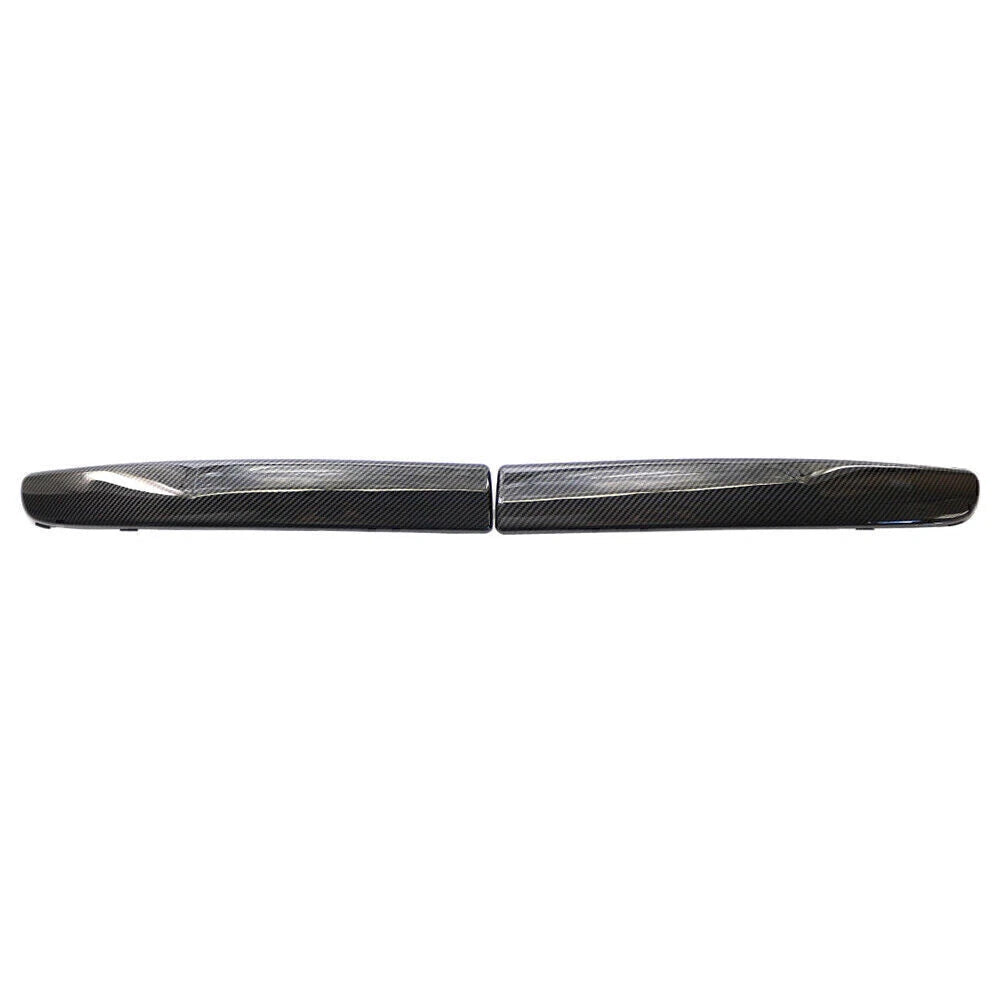 1 Pair Carbon Fiber Front Bumper Molding Trim for Fiat 500 (2007–2015)