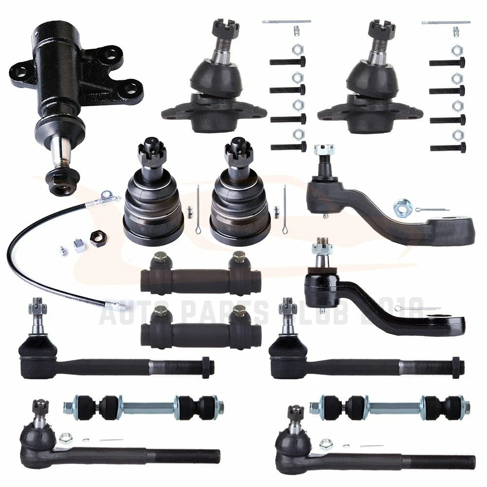 15pc Front Ball Joints Tie Rod Ends Pitman Idler Arm Kit for GMC C2500 C3500 (1999–2007)