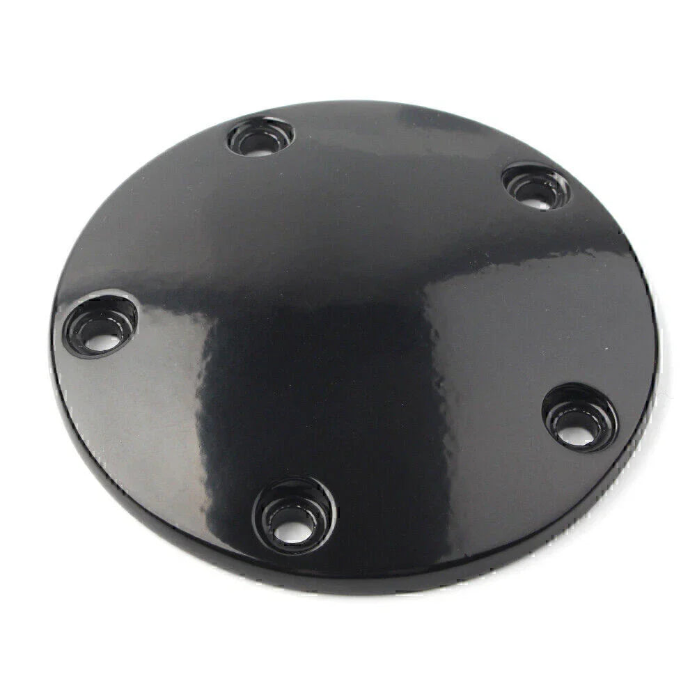 Black Timer Points Cover for Harley Twin Cam Softail Dyna (2000-2017)