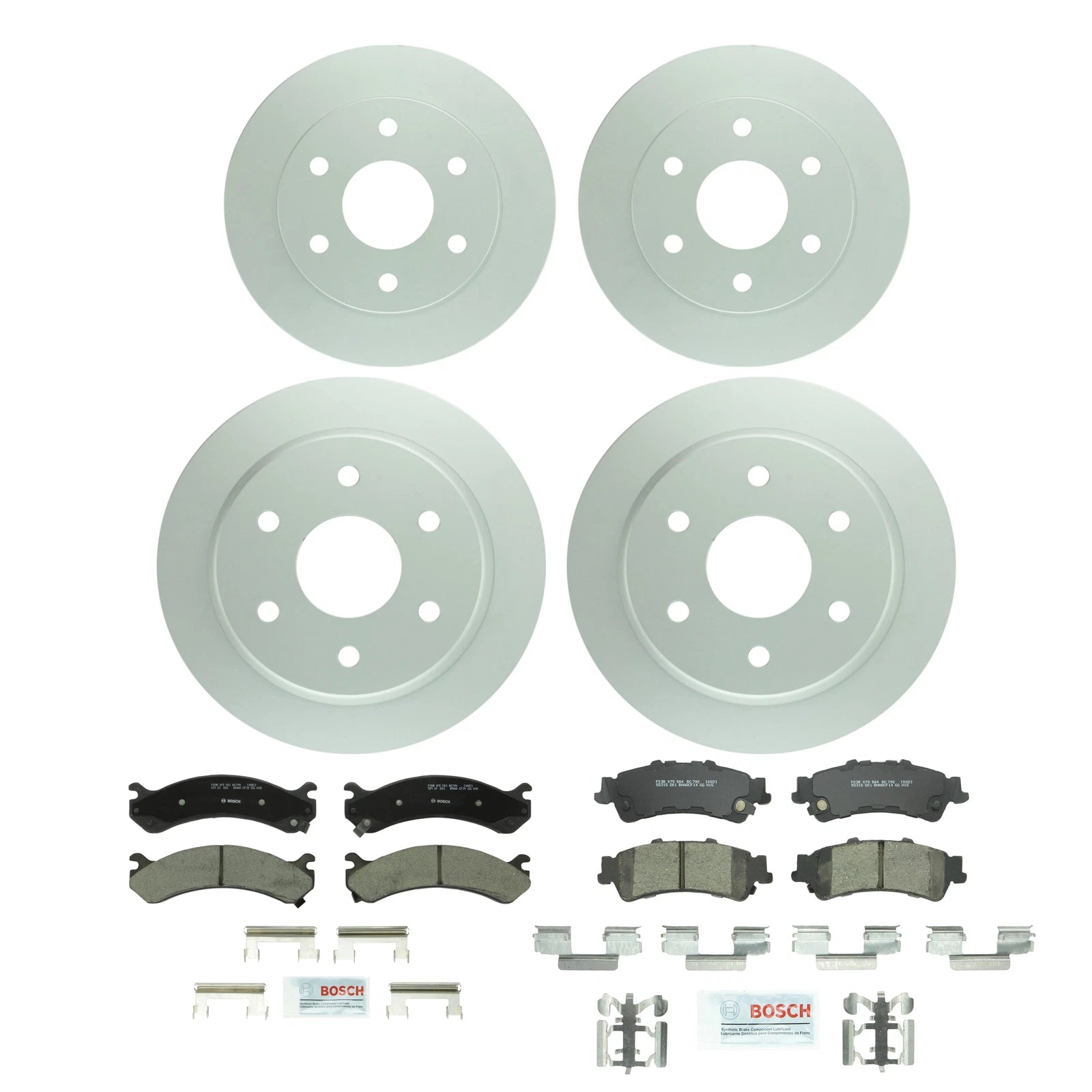 Brake Kit Disc Rotors & Ceramic Pads for Chevy GMC (304.6mm, 325mm)