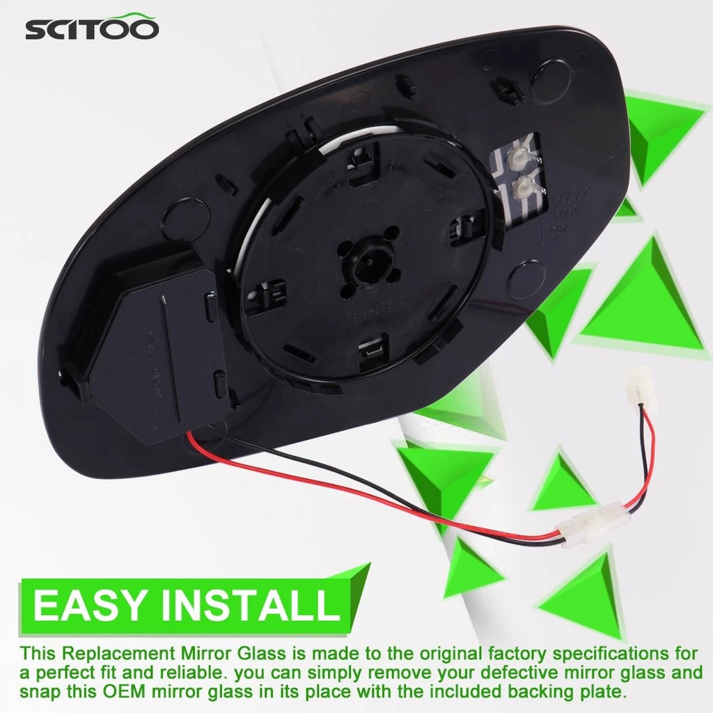 Mirror Glass RH Side for Chevy Silverado (2008–2014) Heated Turn Signal