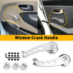 Pair Aluminum Billet Manual Window Crank Handle for Car Truck (EXV)