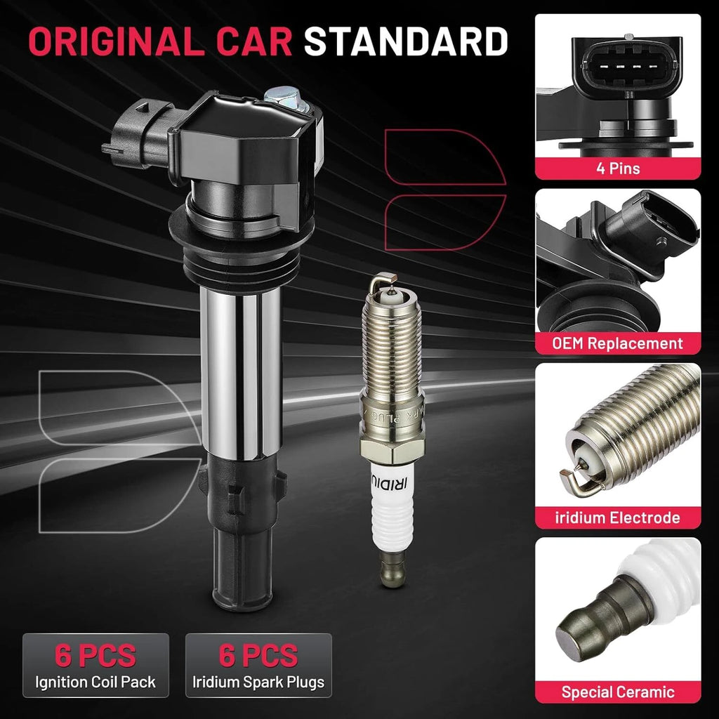 6X Ignition Coils for Holden Commodore Crewman VZ (2005-2006)
