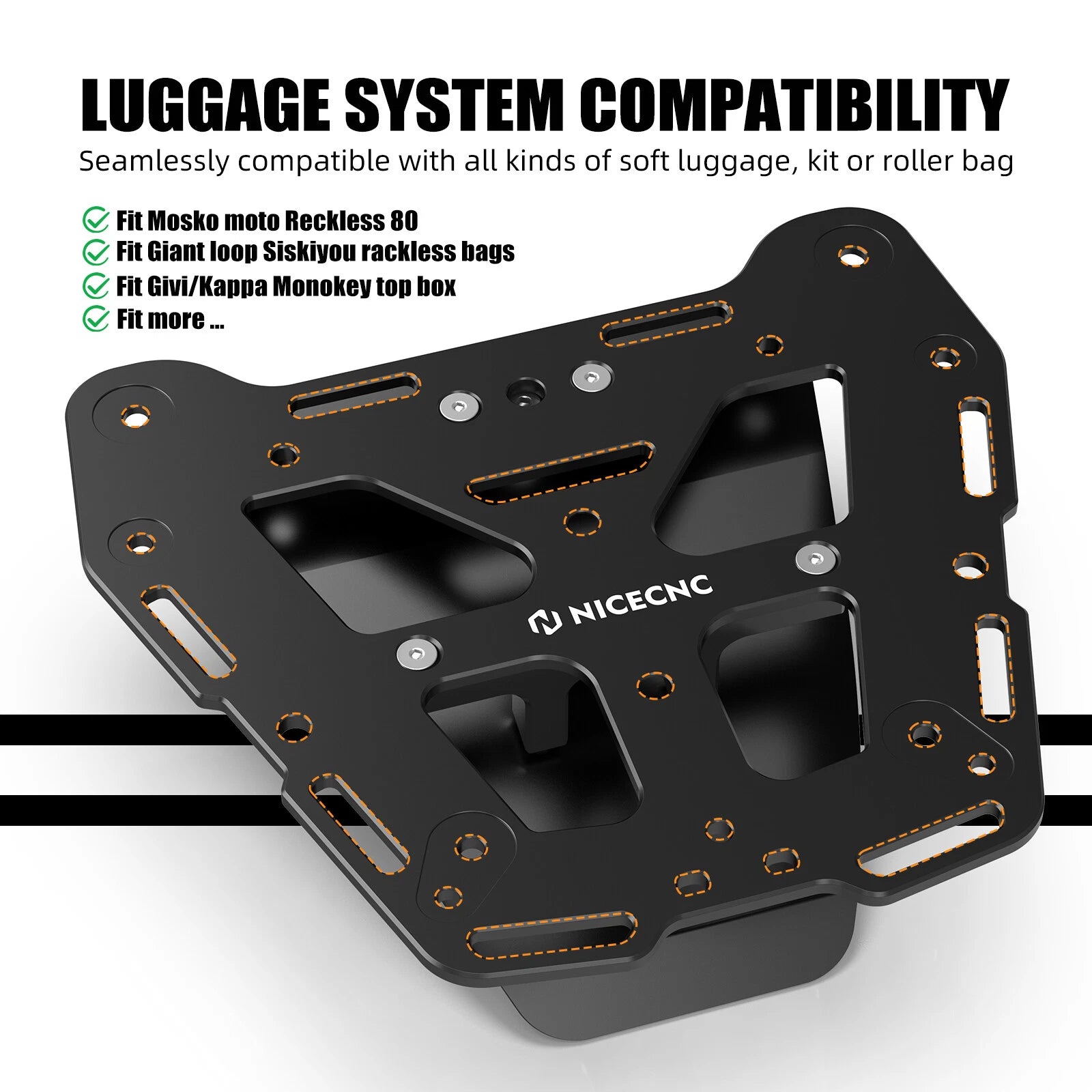 CNC Rear Luggage Rack Mount for Harley Sportster S RH1250S (2021–2024)