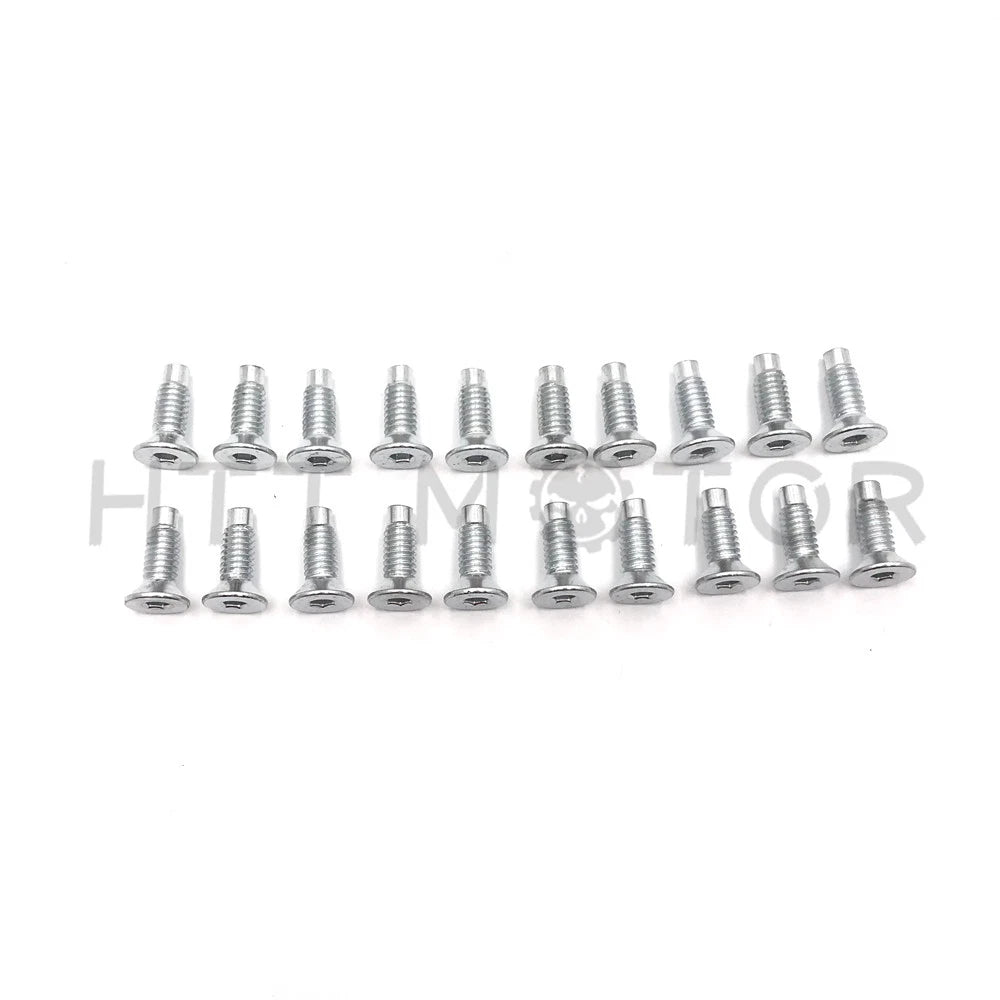 Set of 20 Windshield Hinge Allen Bolts for Jeep CJ YJ TJ Wrangler (1976–2006)