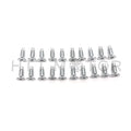 Set of 20 Windshield Hinge Allen Bolts for Jeep CJ YJ TJ Wrangler (1976–2006)