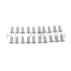 Set of 20 Windshield Hinge Allen Bolts for Jeep CJ YJ TJ Wrangler (1976–2006)