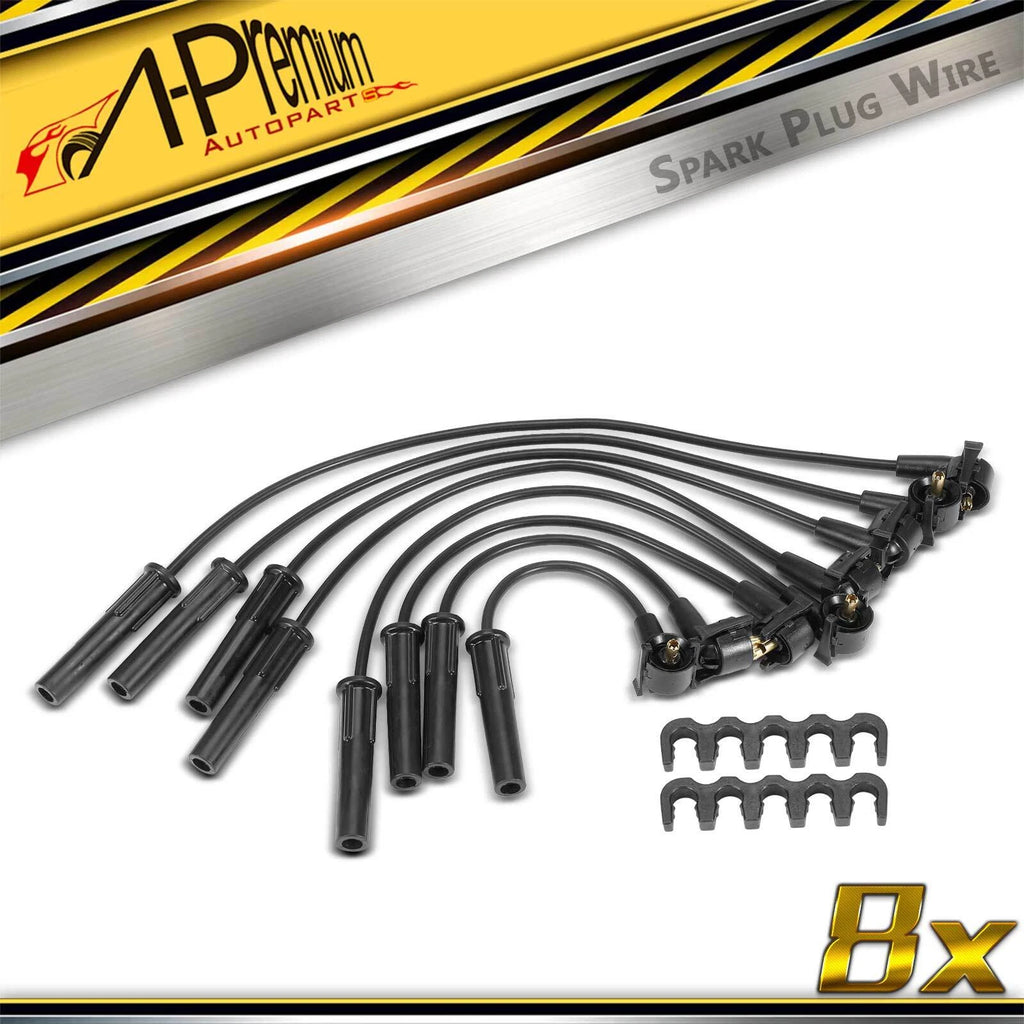 8x Spark Plug Wire Sets for Ford Ranger (1989–1991) L4 2.3L
