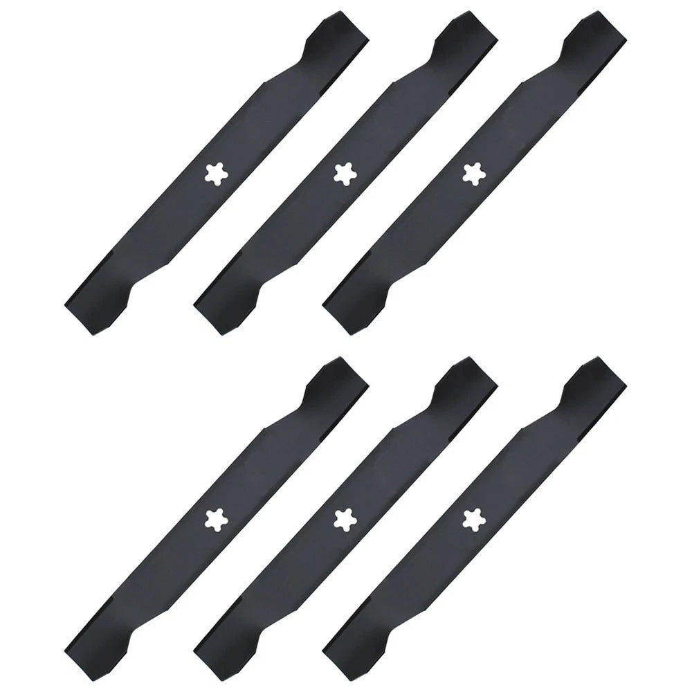 6 Lawn Mower Blades for Husqvarna Craftsman 50" Deck (Fits 137380 5321)
