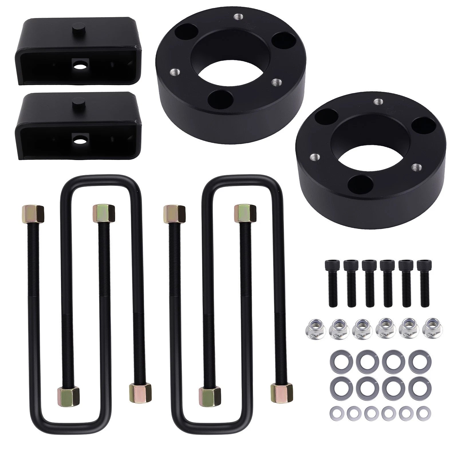 3" Lift Spacer Kit for Titan (2004–2023) - Anodized Black, Hardware Included