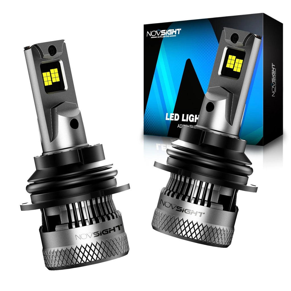 2X 9004/HB1 LED Headlight Bulbs for 40000LM 6500K