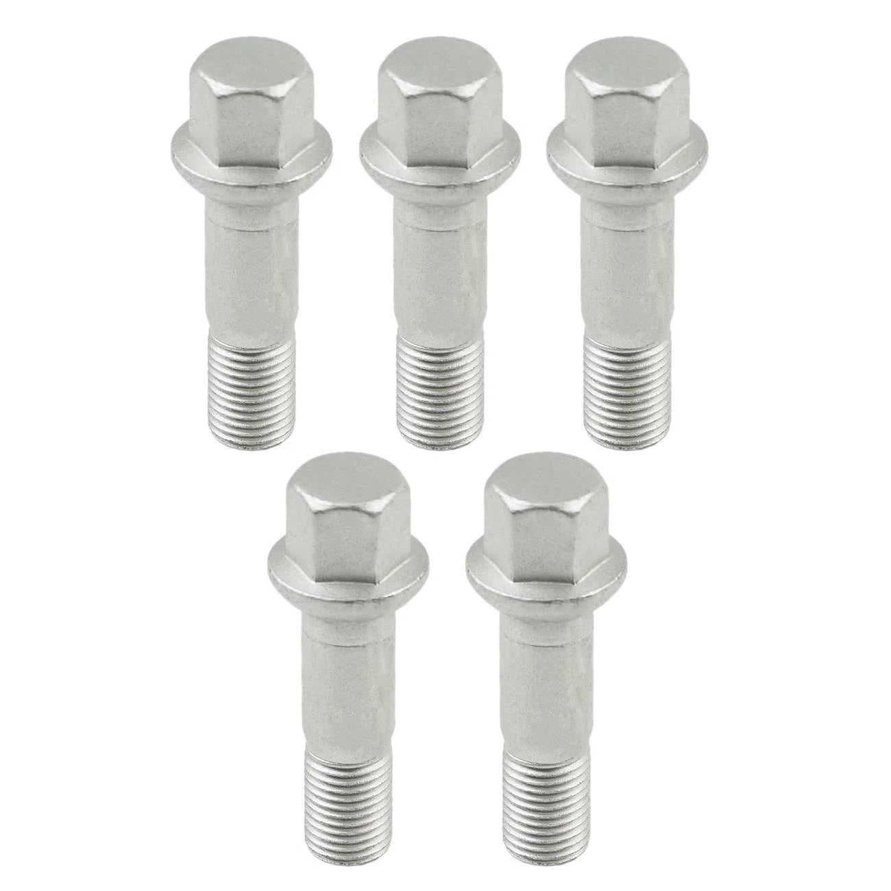 Set of 5 Wheel Lug Bolts Nuts for Mercedes Benz W220 W204 W164 W251 (1999–2015)