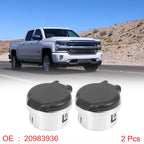 2X Dash Power Outlet Cover Set for Chevrolet Silverado (2007–2013) 20983936