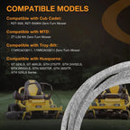 Mower Deck Drive Belt for Cub Cadet MTD Troy-Bilt Husqvarna