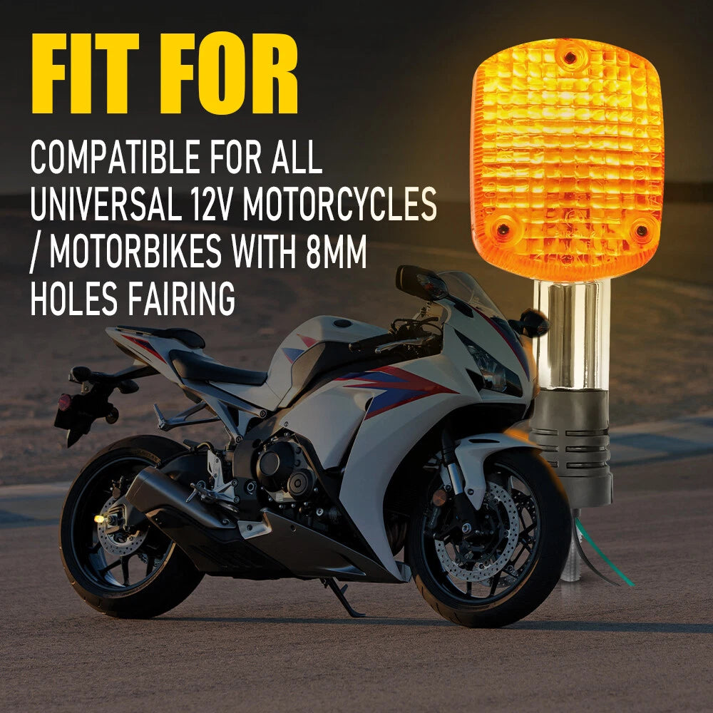 2X Turn Signal Lights for Honda Rebel 250 CMX250C, 450 CMX450C (1985–2019)