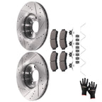 Front Brake Rotors & Ceramic Pads Set for Ford Fusion (2006–2012), Lincoln Zephyr (2006)