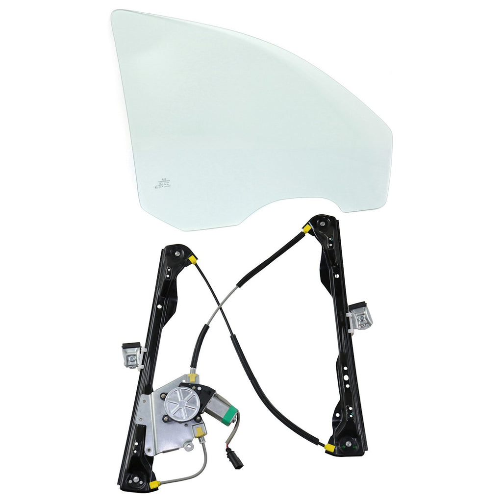 Front Passenger Door Glass for Ford Focus (2000–2007)