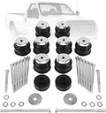 Set of 4 Body Cab Mount Bushings Kits for Ford F250 F350 (1999–2007) Black