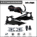 Fog Lights for Toyota Corolla Hatchback (2019â2021) with Wiring Kit & Switch