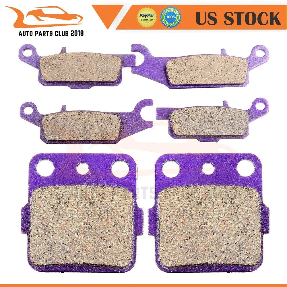 F+R Carbon Fiber Brake Pads for Yamaha Raptor 250 YFM250R (2008–2012)
