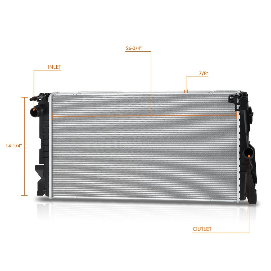 Aluminum Core Cooling Radiator for Mini Cooper (2014–2018) DPI-13543
