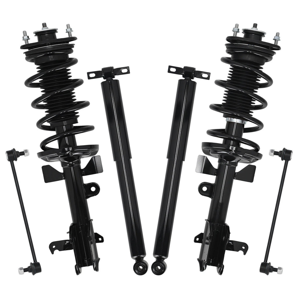 Front Struts w/Coil Spring Rear Shocks Sway Bars Kit for Honda Odyssey (2011–2012)