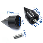Spike Bar Ends End Caps for Kawasaki Ninja EX 500 EX 650R (2006–2011)