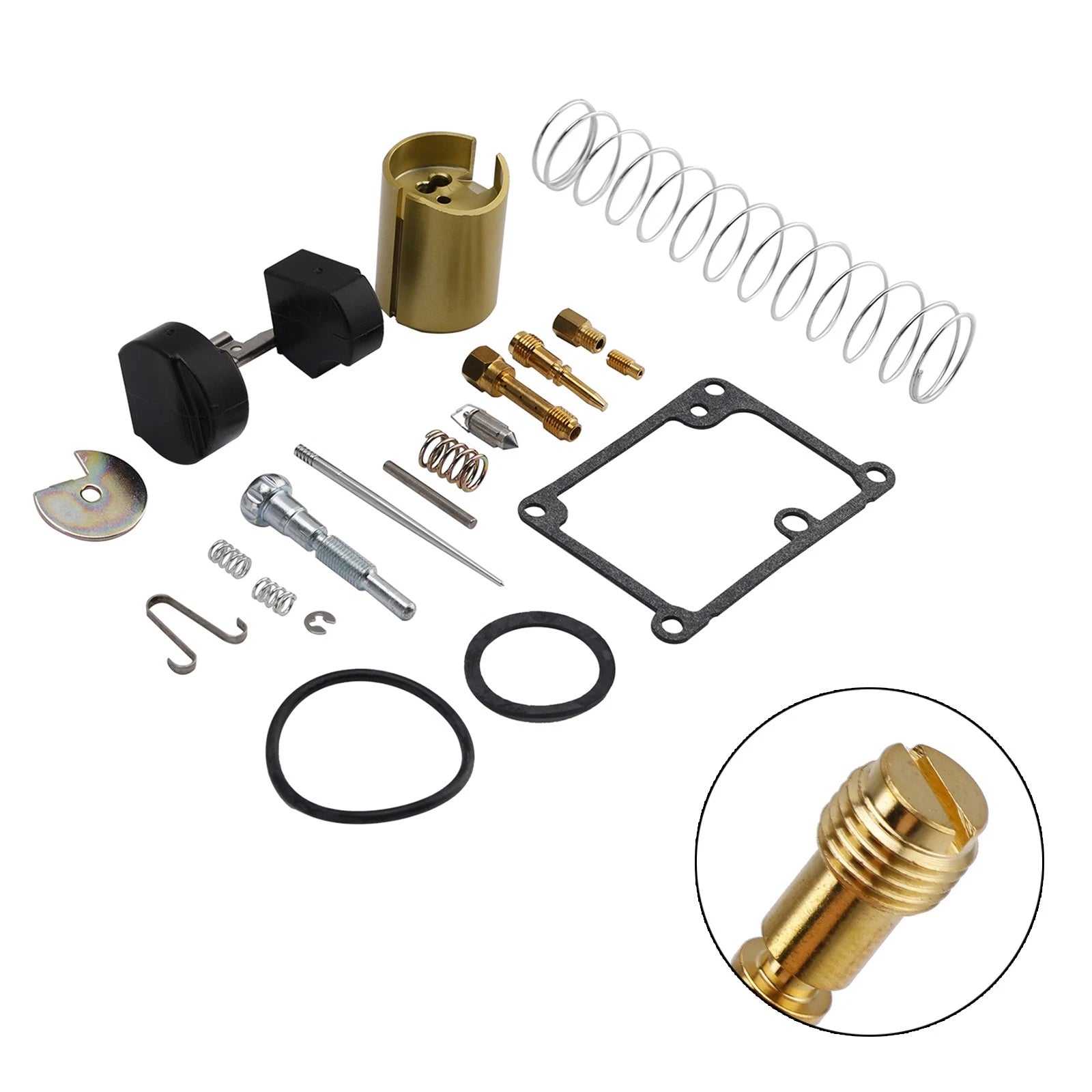 Set of 1 Carburetor Rebuild Repair Kit for Yamaha DT125 (1974–1981)