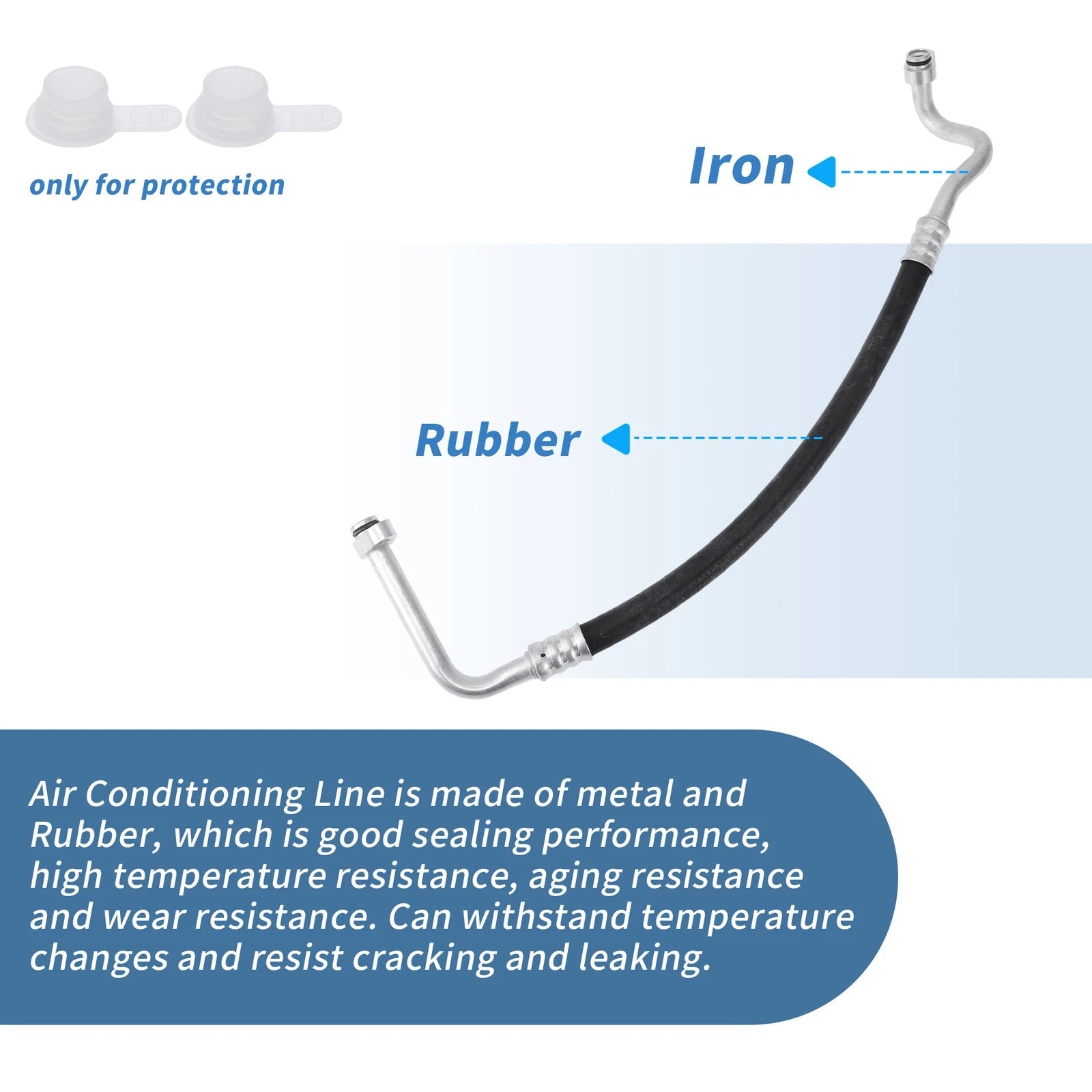 A/C Refrigerant Liquid Hose for Toyota RAV4 (2013–2016) No. 887040R070