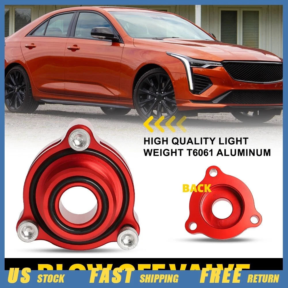 Blow Off Valve Adapter Kit for 2019–2023 Silverado Sierra Tahoe CT4 Turbo RED