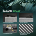 Radiator for Chevrolet Tracker Suzuki Vitara (1999–2004)