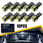 10x T10 168 194 LED License Plate Light Bulb for