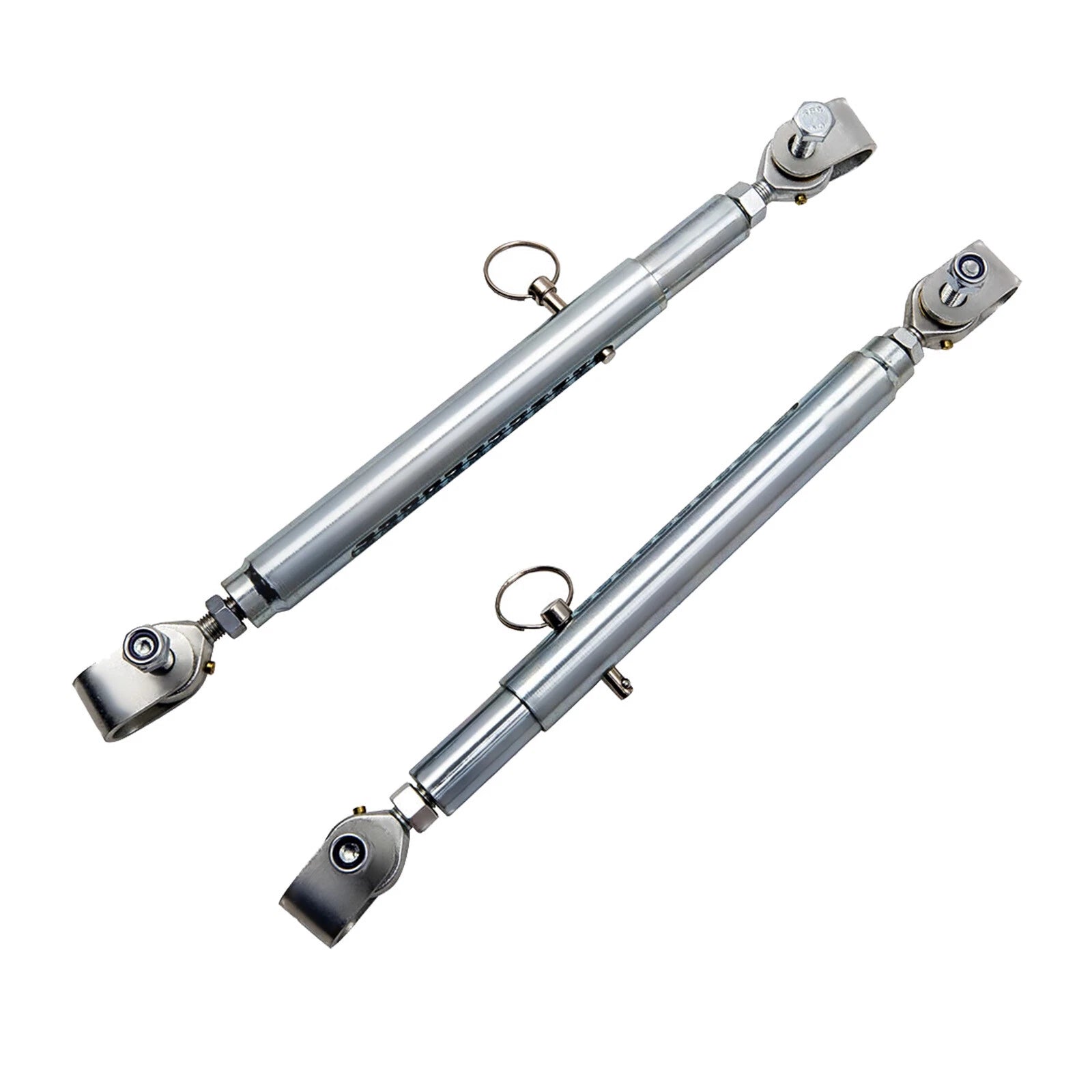 2X Adjustable Front End Tubular Travel Limiter for Drag Race Car