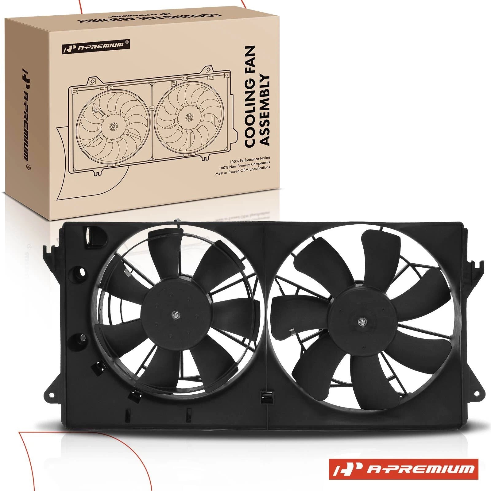 Dual Cooling Fan Assembly with Shroud for Toyota Celica/MR2 (2000–2005)