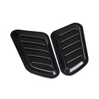 2X Air Flow Intake Hood Scoop Vent Cover Universal Black