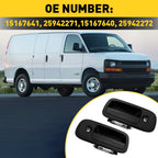 2X Exterior Door Handles for GMC Express Chevy Van