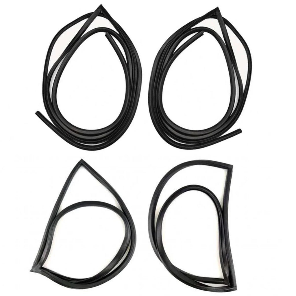 Door Rubber Seal Side Window Set 4 Fits Datsun Bluebird 510 2D Sedan 1967-72