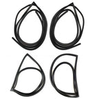 Door Rubber Seal Side Window Set 4 Fits Datsun Bluebird 510 2D Sedan 1967-72