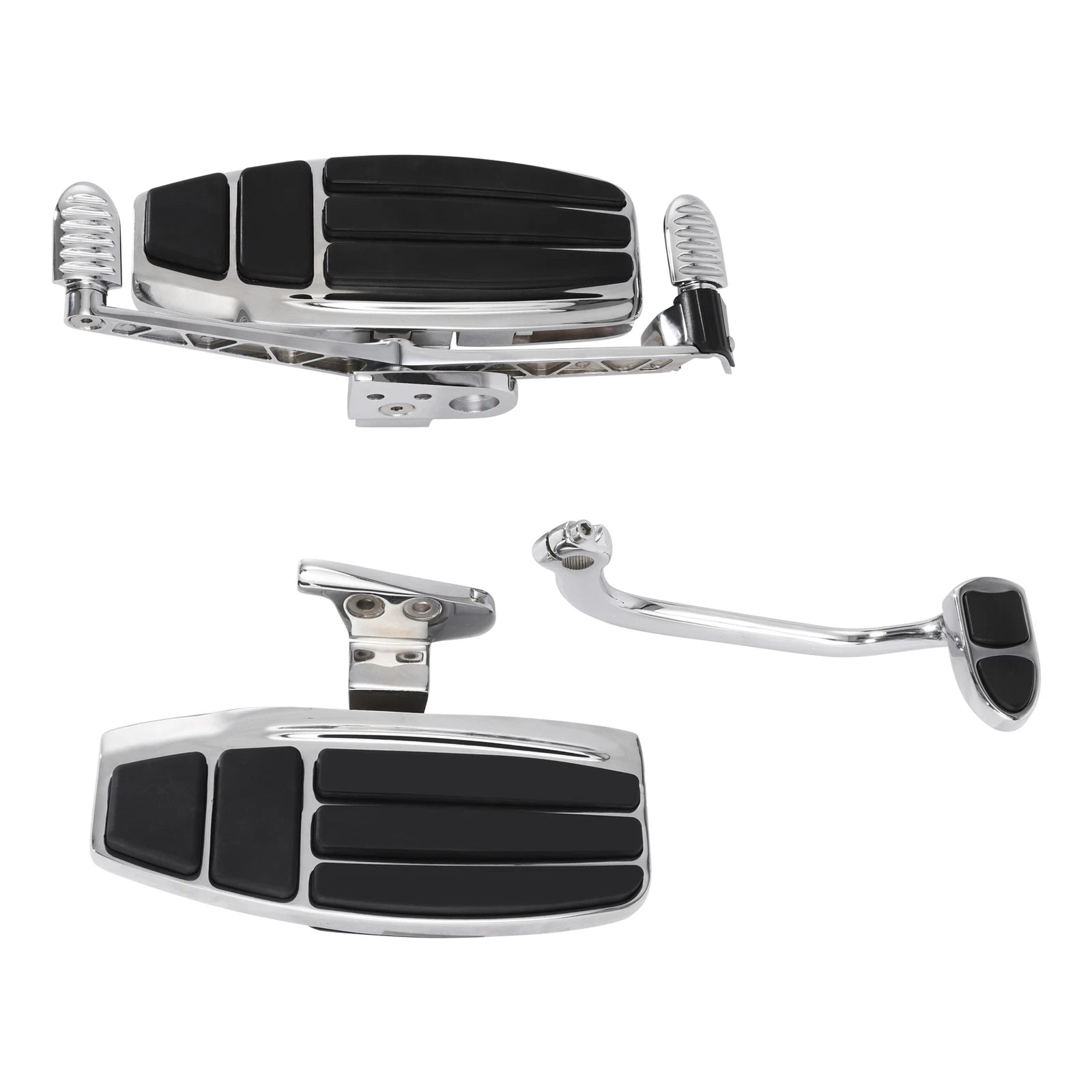 Driver Foot Board Floorboard Kit for Honda GL1800 (2001–2017) F6B (2013–2017) Valkyrie (2014–2015)