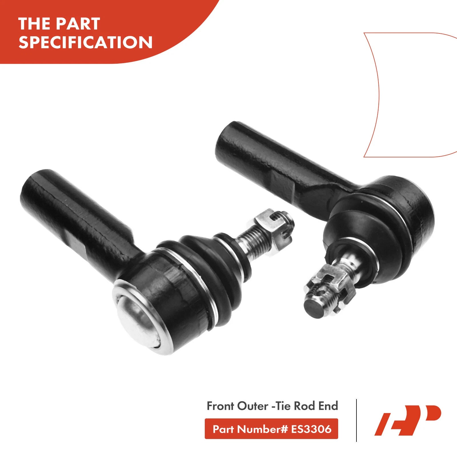 Rack & Pinion Tie Rod Kit Front for Toyota Avalon Camry (1997–1999)