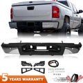 Chrome Rear Bumper for Chevy Silverado 1500 GMC Sierra 1500 (2007–2013)