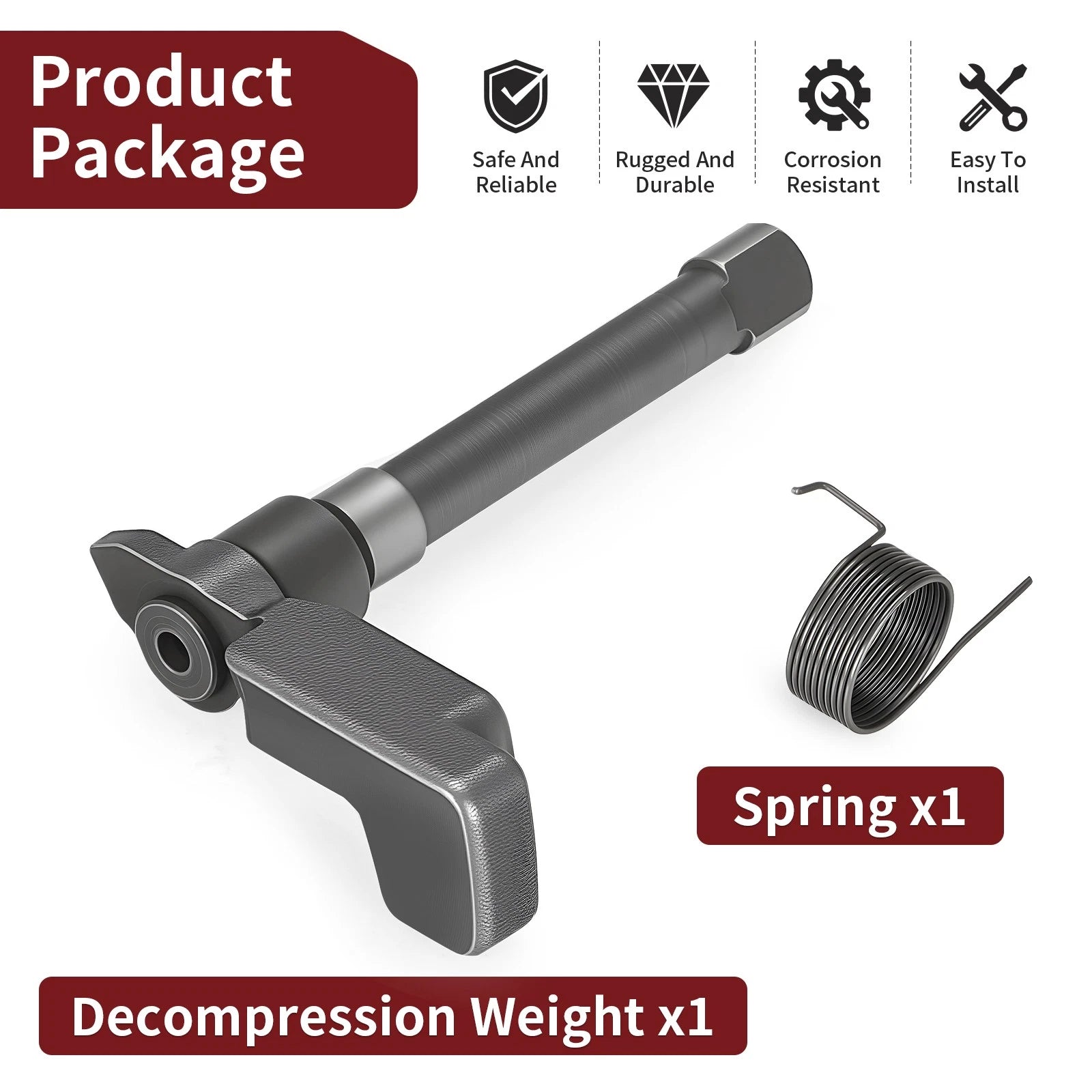 Decompression Weight w/ Spring for Honda CRF250R CRF250X (2004–2017) 14102-KRN-670