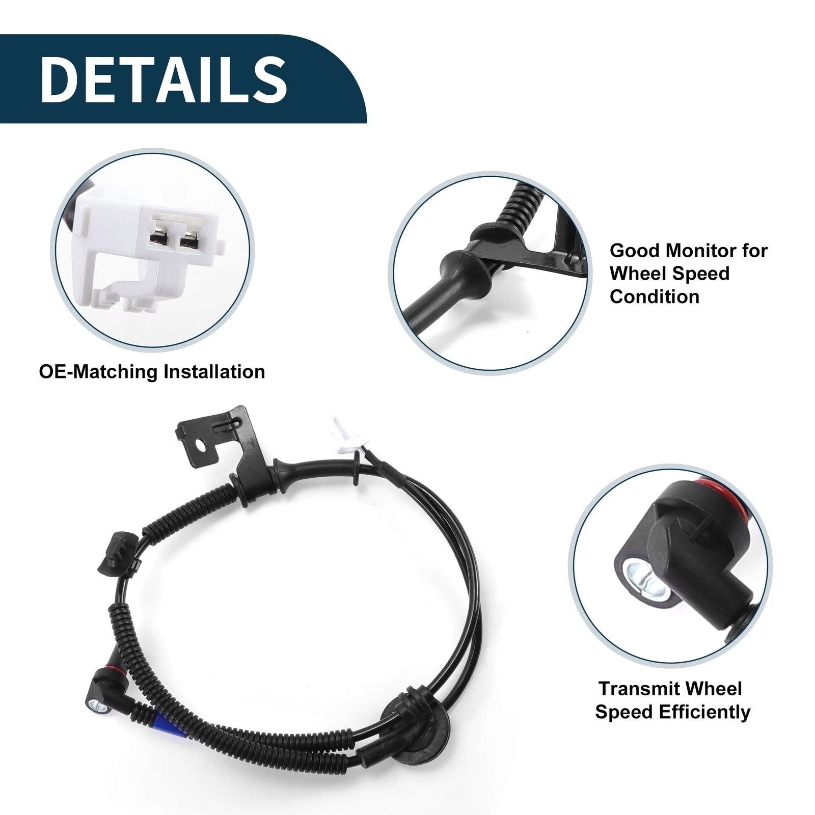 ABS Wheel Speed Sensor No. 956804L100 for Hyundai Accent (2012–2022)