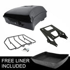 Chopped Trunk Backrest Mount for Harley Touring CVO Road Street Glide (2014–2026)
